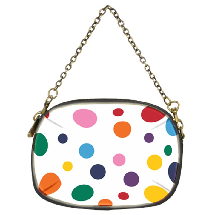 Polka Dot Chain Purse (Two Sides)