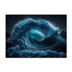 Tsunami Waves Ocean Sea Water Rough Seas 4 Sticker A4 (100 Pack) by Ravend