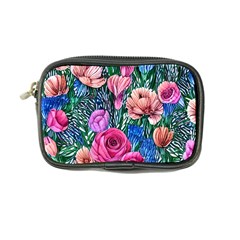 Bright And Brilliant Watercolor Flowers Coin Purse by GardenOfOphir