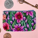 Cheerful And Cheery Blooms Large Coin Purse Back