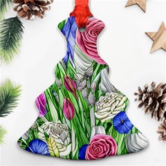 Celestial And Charming Florals Ornament (christmas Tree)  by GardenOfOphir