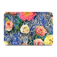 Captivating Watercolor Flowers Plate Mats by GardenOfOphir