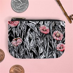 Luxurious Watercolor Flowers Mini Coin Purse by GardenOfOphir