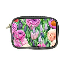 Classic Watercolor Flowers Coin Purse by GardenOfOphir