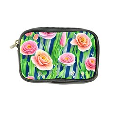 Dazzling Watercolor Flowers Coin Purse by GardenOfOphir