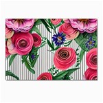 Cheerful Watercolor Flowers Postcards 5  x 7  (Pkg of 10) Front