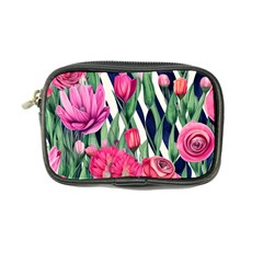 Classy Botanicals – Watercolor Flowers Botanical Coin Purse by GardenOfOphir