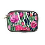 Classy Botanicals – Watercolor Flowers Botanical Coin Purse Front