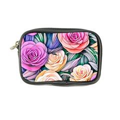 County Charm – Watercolor Flowers Botanical Coin Purse by GardenOfOphir