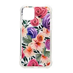 Country-chic Watercolor Flowers Iphone 11 Pro 5 8 Inch Tpu Uv Print Case by GardenOfOphir