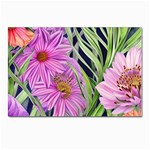 Cheerful Watercolors – Flowers Botanical Postcards 5  x 7  (Pkg of 10) Front