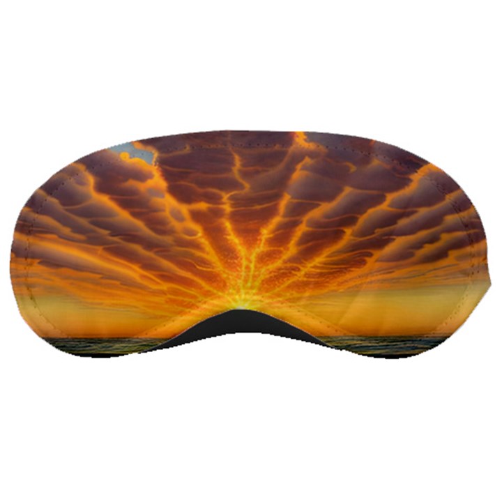 Waves At Sunset Sleeping Mask