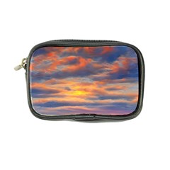 Serene Sunset Over Beach Coin Purse by GardenOfOphir