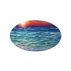 Nature s Beauty Sticker (oval) by GardenOfOphir