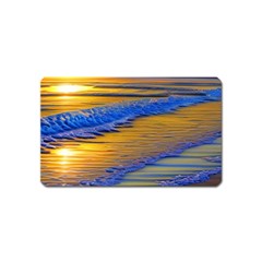 Waves Of Gold Magnet (name Card) by GardenOfOphir