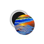 Summer Sunset At The Beach 1.75  Magnets Front