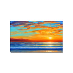 Golden Sunsets Over The Ocean Sticker Rectangular (10 Pack) by GardenOfOphir