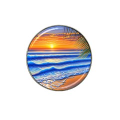 Summer Sunset Surf Hat Clip Ball Marker (4 Pack) by GardenOfOphir