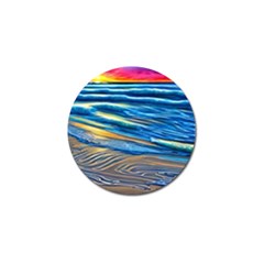 Waves Crashing On The Shore Golf Ball Marker (10 Pack) by GardenOfOphir