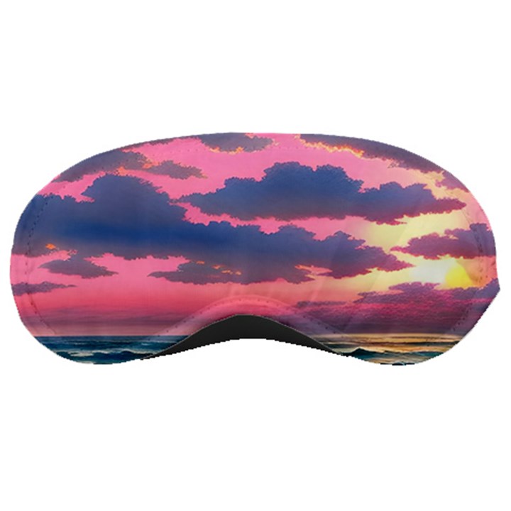 Sunset Over The Beach Sleeping Mask