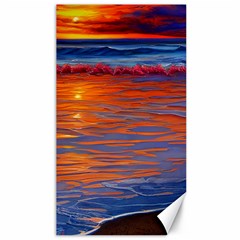 Sunset At The Beach Canvas 40  X 72  by GardenOfOphir