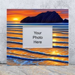 Endless Summer Nights White Wall Photo Frame 5  X 7  by GardenOfOphir