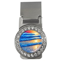 Ocean Sunset Money Clips (cz)  by GardenOfOphir