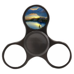 Crimson Sunset Finger Spinner by GardenOfOphir