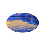 Dramatic Sunset Sticker (Oval) Front