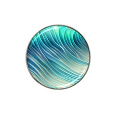 Pastel Ocean Waves Hat Clip Ball Marker (4 Pack) by GardenOfOphir