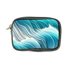 Pastel Blue Ocean Waves Iii Coin Purse by GardenOfOphir