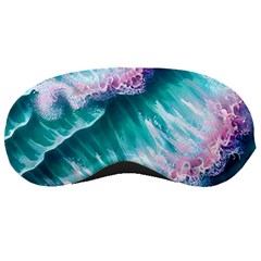 Summer Waves In Pink Iii Sleeping Mask by GardenOfOphir