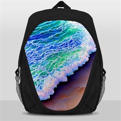 Blue Wave Ii Backpack Bag by GardenOfOphir