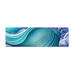 Pastel Sea Waves Sticker Bumper (10 pack) Front