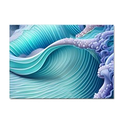 Pastel Sea Waves Sticker A4 (100 Pack) by GardenOfOphir