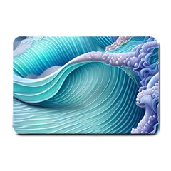 Pastel Sea Waves Small Doormat by GardenOfOphir