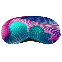 Pink Waves On The Beach Sleeping Mask by GardenOfOphir