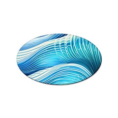 Sea Of Blue Sticker (oval) by GardenOfOphir