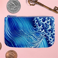 Wave Beach Iii Large Coin Purse by GardenOfOphir