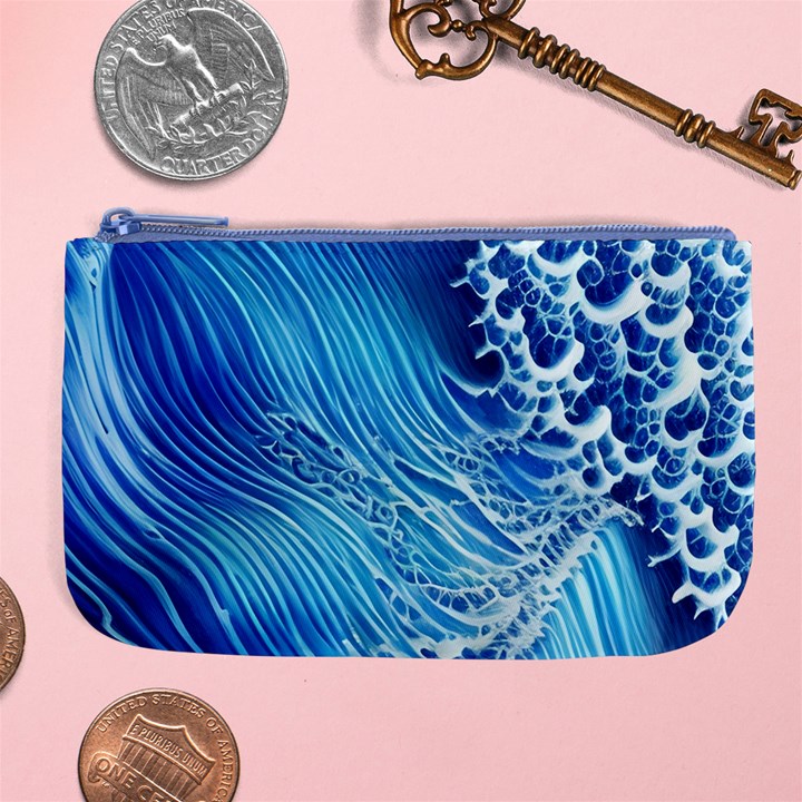 Wave Beach Iii Large Coin Purse