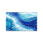 Water Waves Sticker (Rectangular) Front