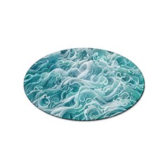 Nature Ocean Waves Sticker Oval (100 Pack) by GardenOfOphir