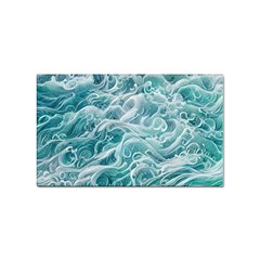 Nature Ocean Waves Sticker Rectangular (100 Pack) by GardenOfOphir