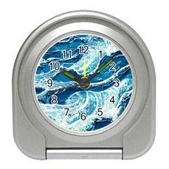 Summer Ocean Waves Travel Alarm Clock by GardenOfOphir