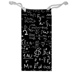 E=mc2 Text Science Albert Einstein Formula Mathematics Physics Jewelry Bag by Jancukart