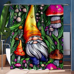 Magic Mushroom Charm Toadstool Glamour Shower Curtain 60  X 72  (medium)  by GardenOfOphir