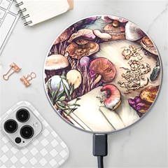 Toadstools And Charms For Necromancy And Conjuration Wireless Fast Charger(white) by GardenOfOphir