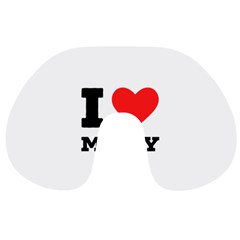 I Love Mary Travel Neck Pillow by ilovewhateva