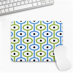 Geometric Pattern Eye Pattern Eyes Eye Print Small Mousepad by Ravend