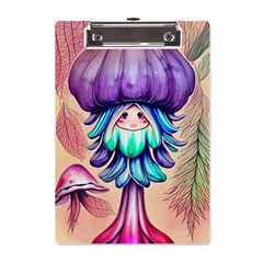 Psychedelic Mushroom For Sorcery And Theurgy A5 Acrylic Clipboard by GardenOfOphir